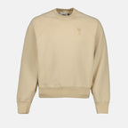 Sweatshirts Sweatshirt Ami de Coeur Ami PARIS Beige Unisexe