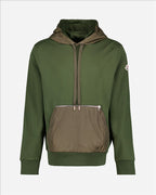 Sweatshirts Bi-material sweatshirt Moncler Green Man