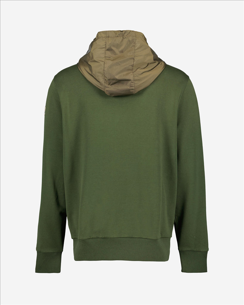 Sweatshirts Sweatshirt bi-matière Moncler Vert Homme