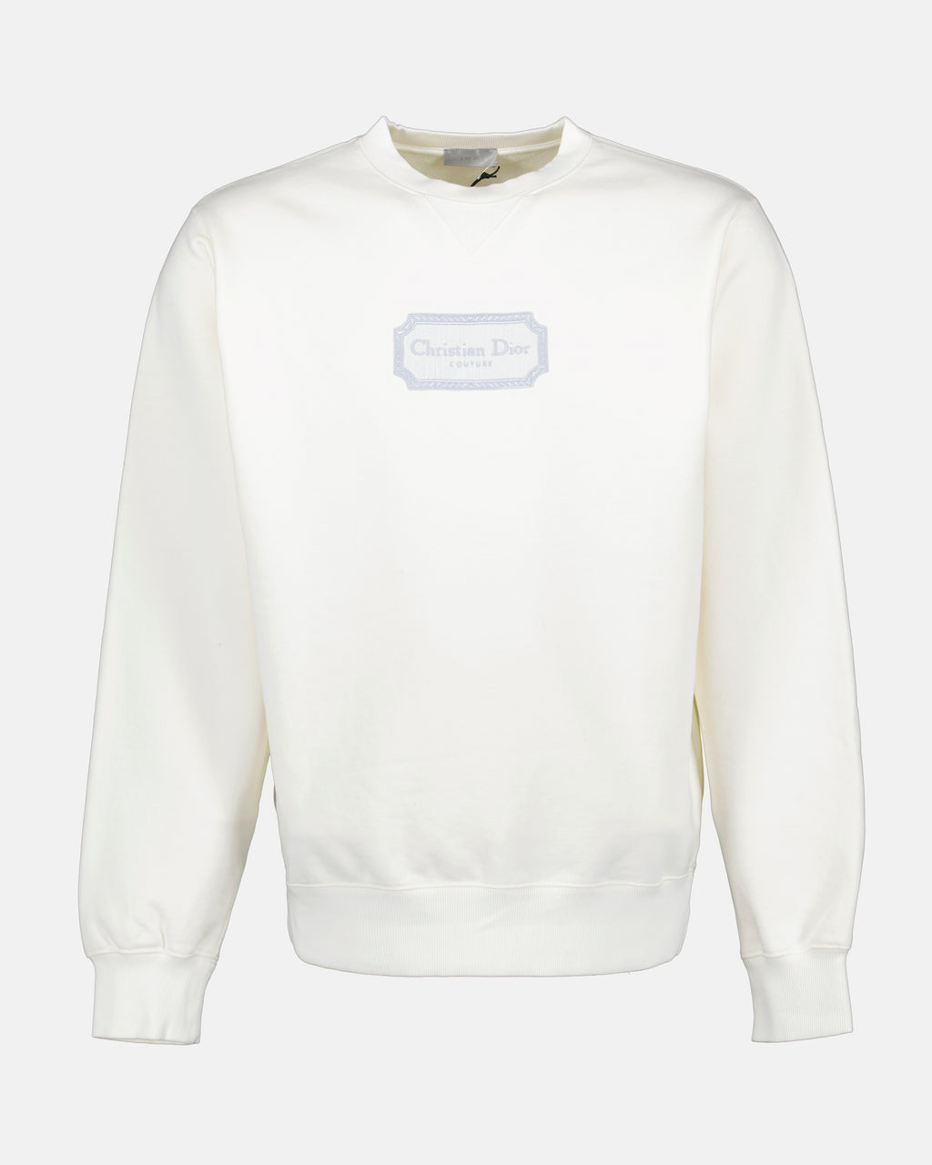 Sweatshirts Sweatshirt à logo Couture Dior Blanc Homme