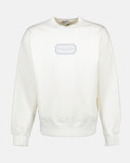 Sweatshirts Sweatshirt à logo Couture Dior Blanc Homme