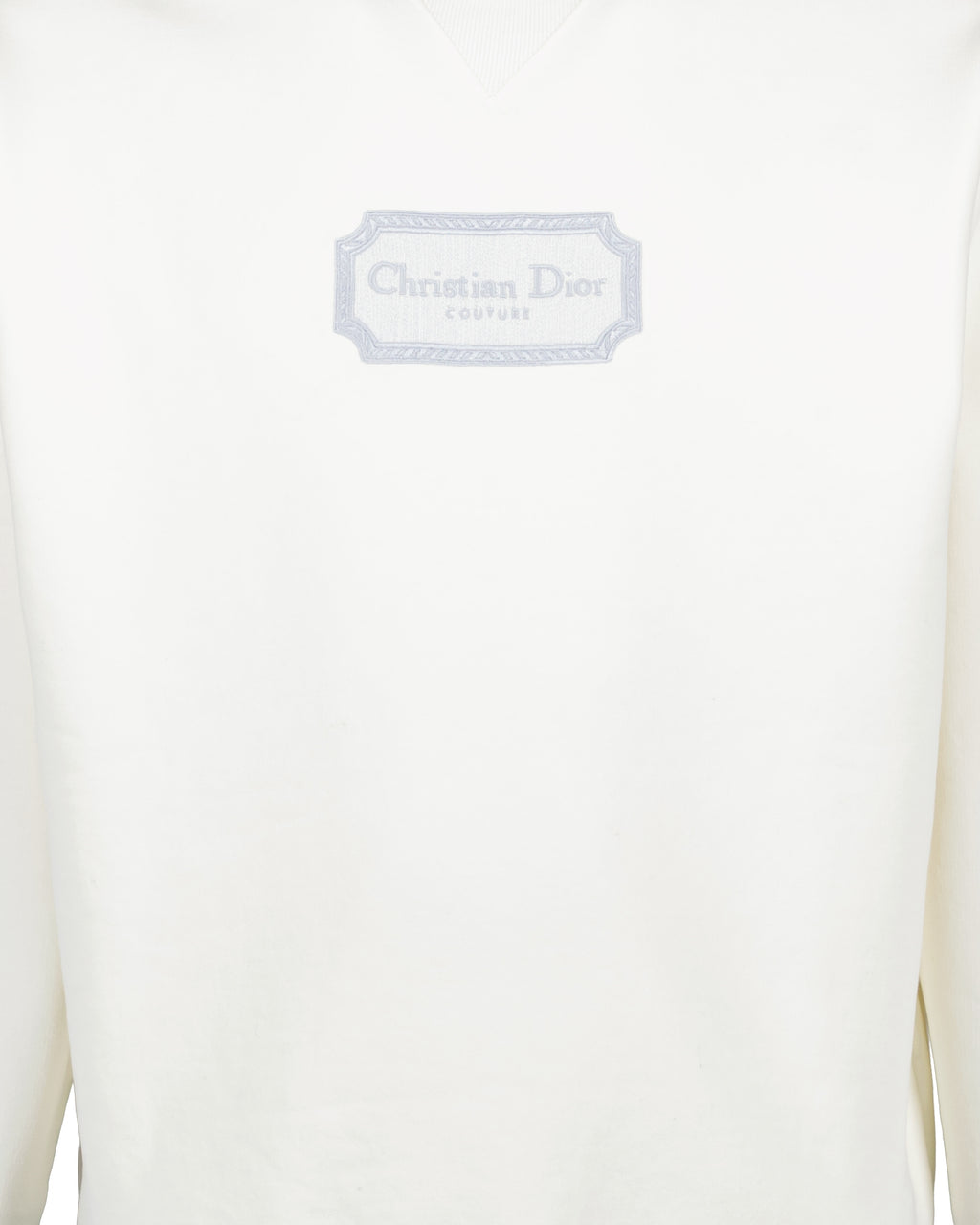 Sweatshirts Sweatshirt à logo Couture Dior Blanc Homme
