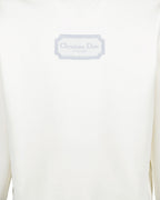 Sweatshirts Sweatshirt à logo Couture Dior Blanc Homme