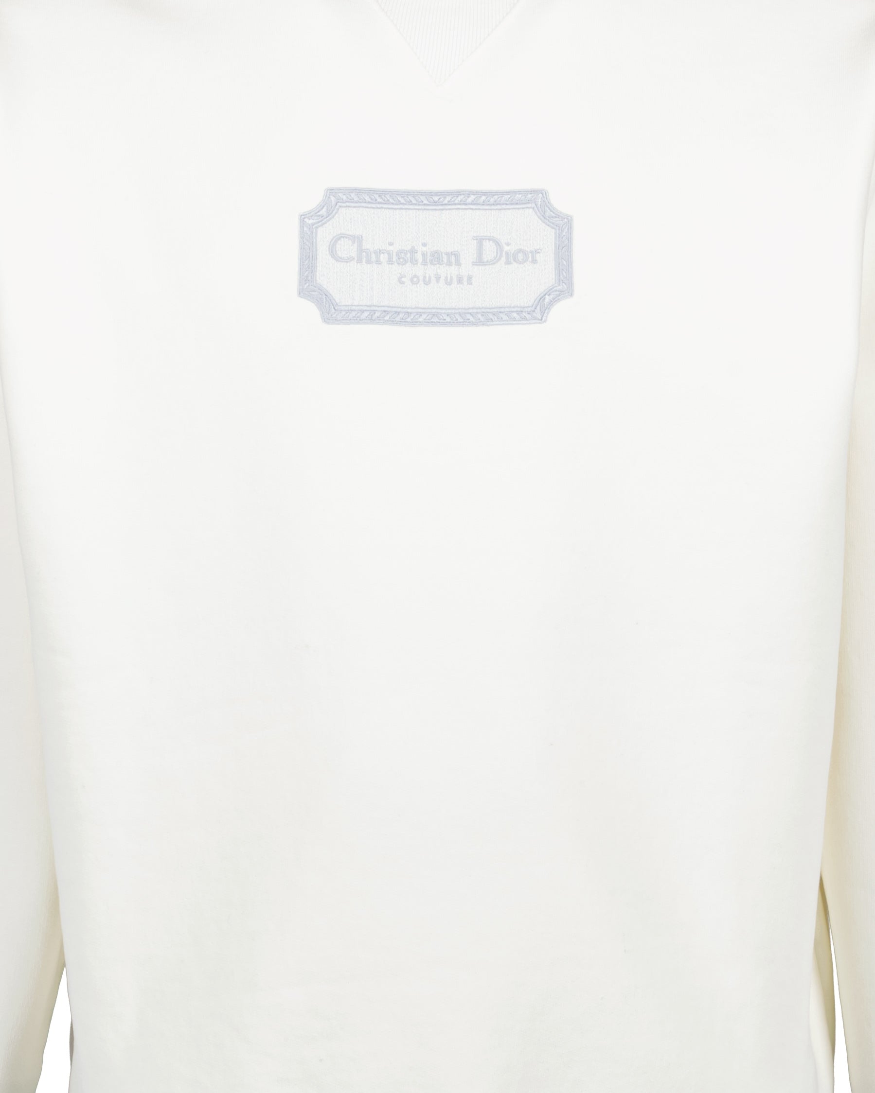 Sweatshirts Sweatshirt à logo Couture Dior Blanc Homme