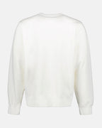Sweatshirts Sweatshirt à logo Couture Dior Blanc Homme