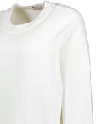 Sweatshirts Sweatshirt à logo métallisé Moncler Blanc Femme