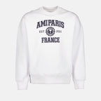 Sweatshirts Sweatshirt Ami Paris France Ami PARIS Blanc Unisexe