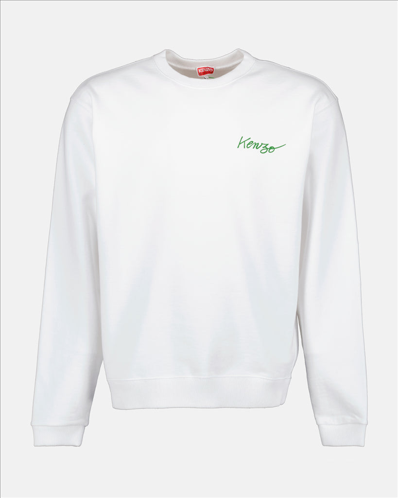 Sweatshirts Signature Sweatshirt Kenzo White Man