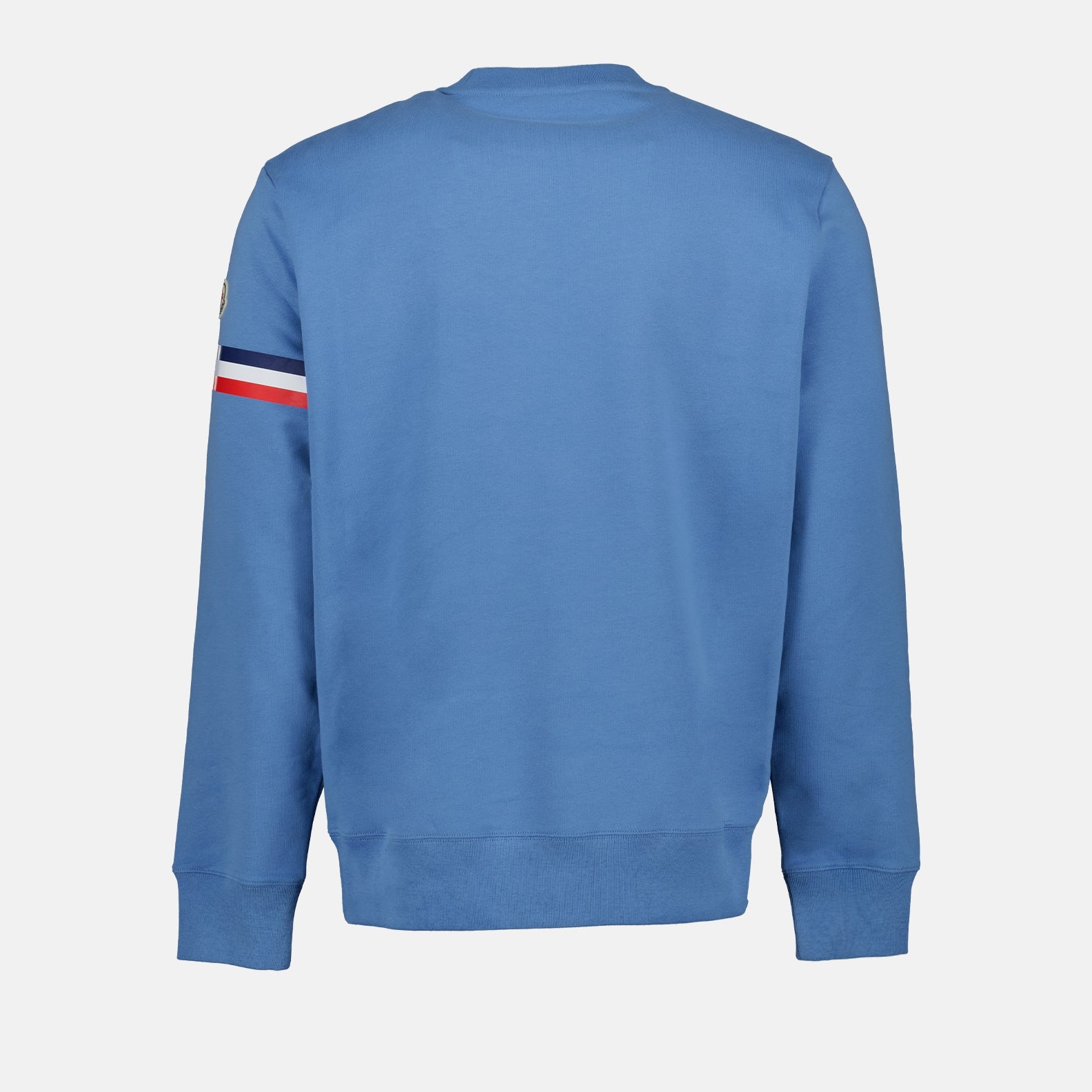 Sweatshirts Sweatshirt à logo et liseré Moncler Bleu Homme