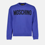 Sudaderas Sweatshirt à logo Moschino Azul Homme