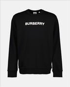 Moletons Sweatshirt com Logotipo Burberry Preto Homme