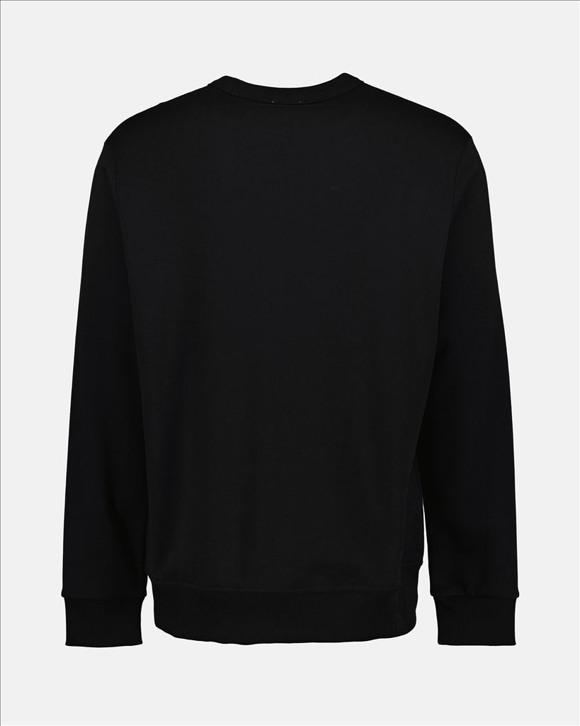 Moletons Sweatshirt com Logotipo Burberry Preto Homme