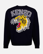 Knitwear Varsity Sweater Kenzo Blue Man