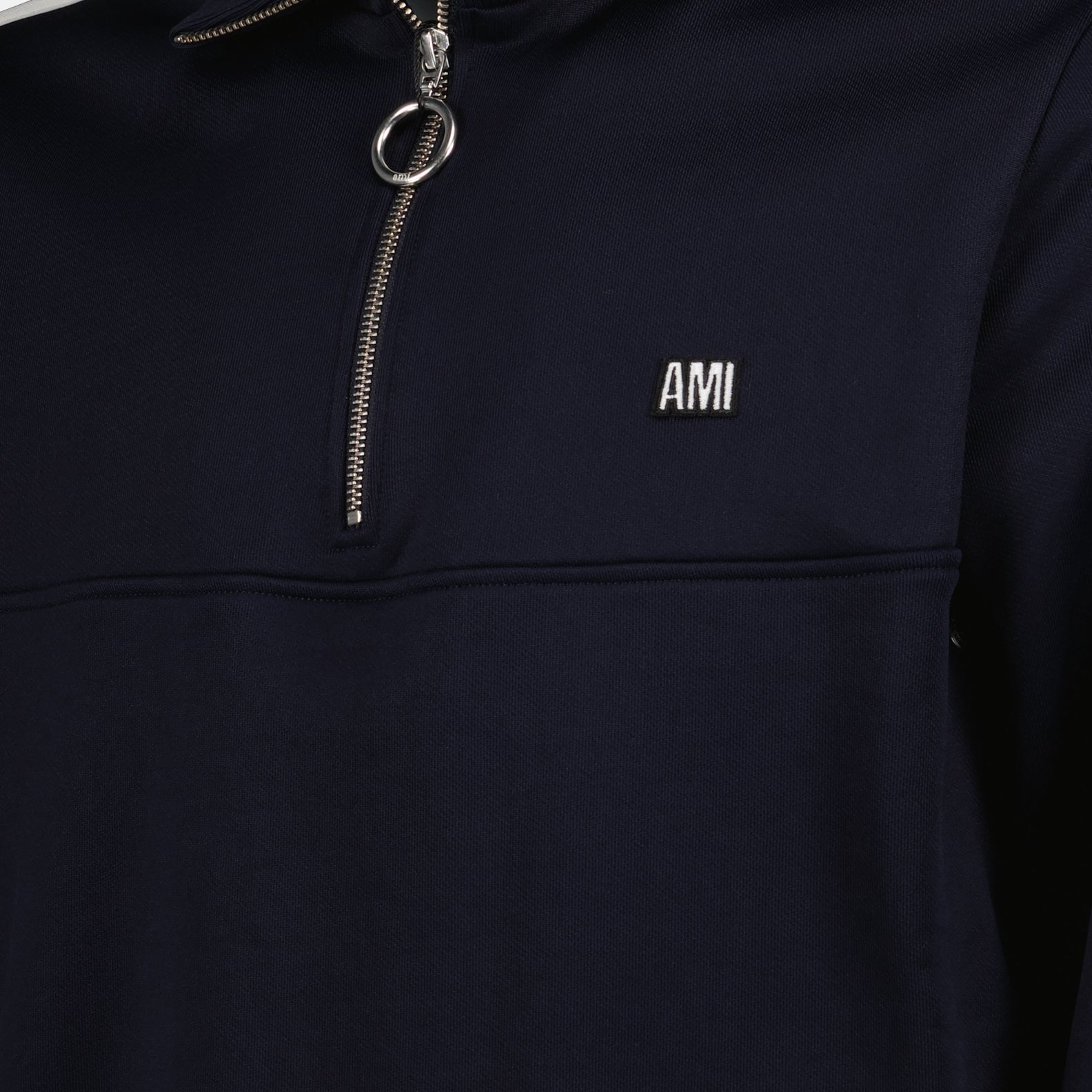 Sweatshirts Sweatshirt zippé Ami PARIS Bleu Homme