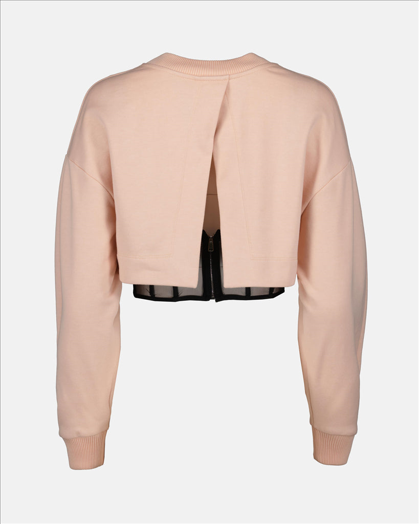 Sweatshirts Sweatshirt corset Alexander McQueen Rose Femme