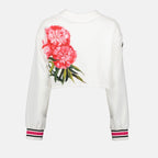 スウェットシャツ カーネーションプリントスウェットシャツ Dolce & Gabbana 白 女性