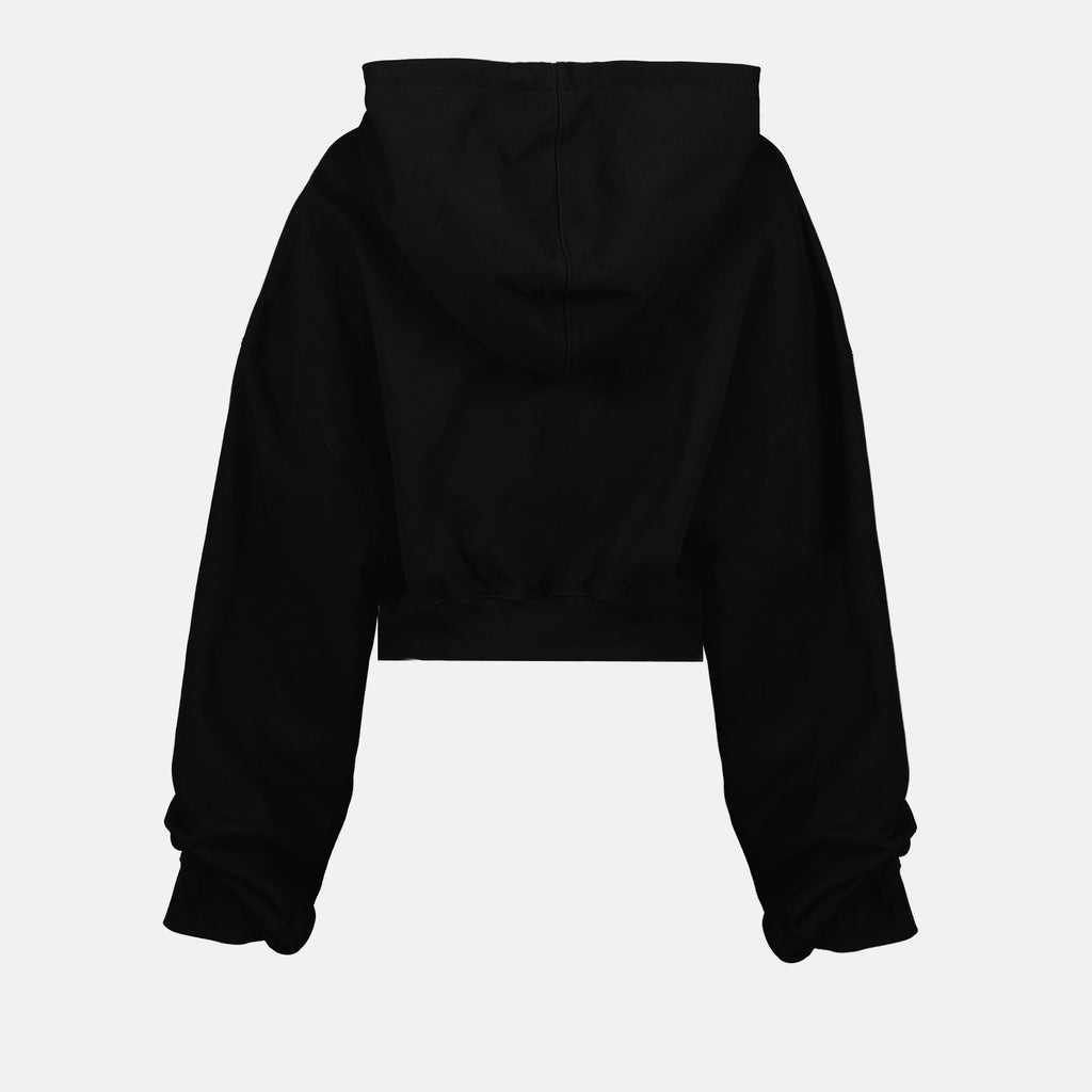 Sweatshirts Sweatshirt crop Off-White Noir Femme