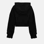 Sweatshirts Sweatshirt crop Off-White Noir Femme