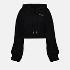 Sweatshirts Sweatshirt crop Off-White Noir Femme