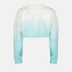 T-shirts Sweatshirt dégradé Palm Angels Bleu Femme