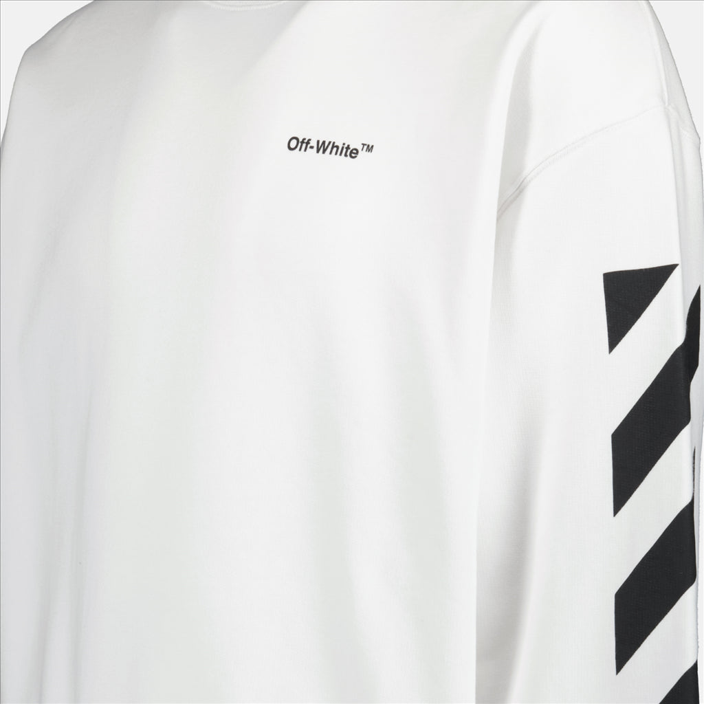Sweatshirts Sweatshirt Diag Off-White Blanc Homme