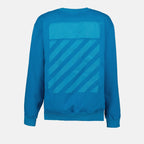 스웨트셔츠 Sweatshirt Diag Off-White 파란색 Femme