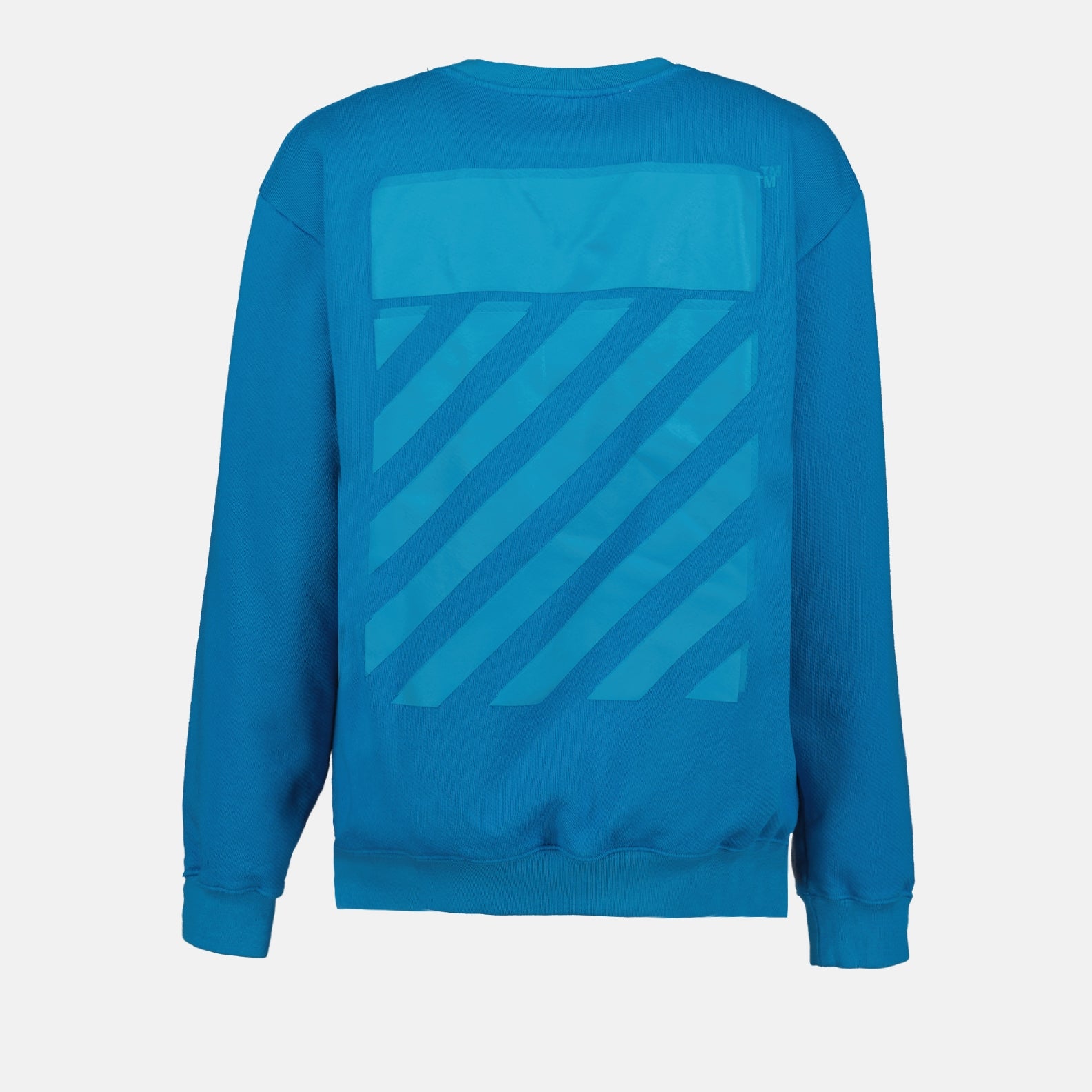 스웨트셔츠 Sweatshirt Diag Off-White 파란색 Femme