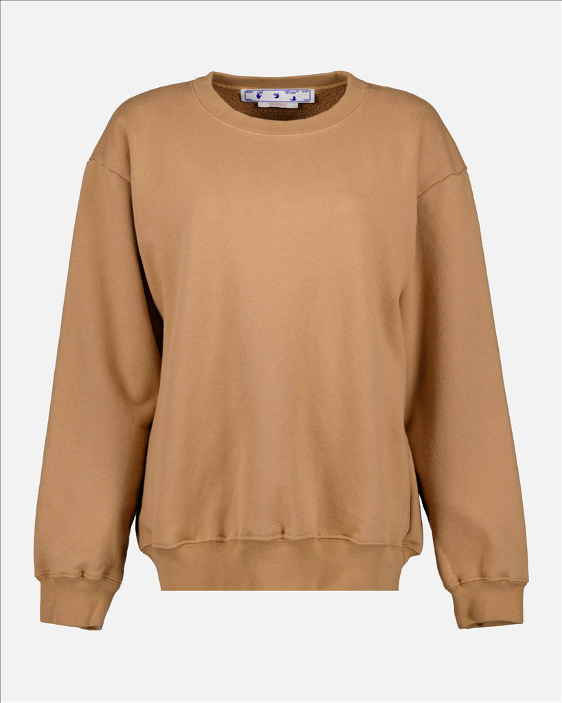 Sweatshirts Sweatshirt Diag Off-White Marron Femme