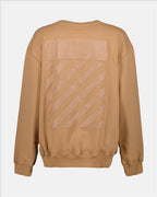 Sweatshirts Sweatshirt Diag Off-White Marron Femme