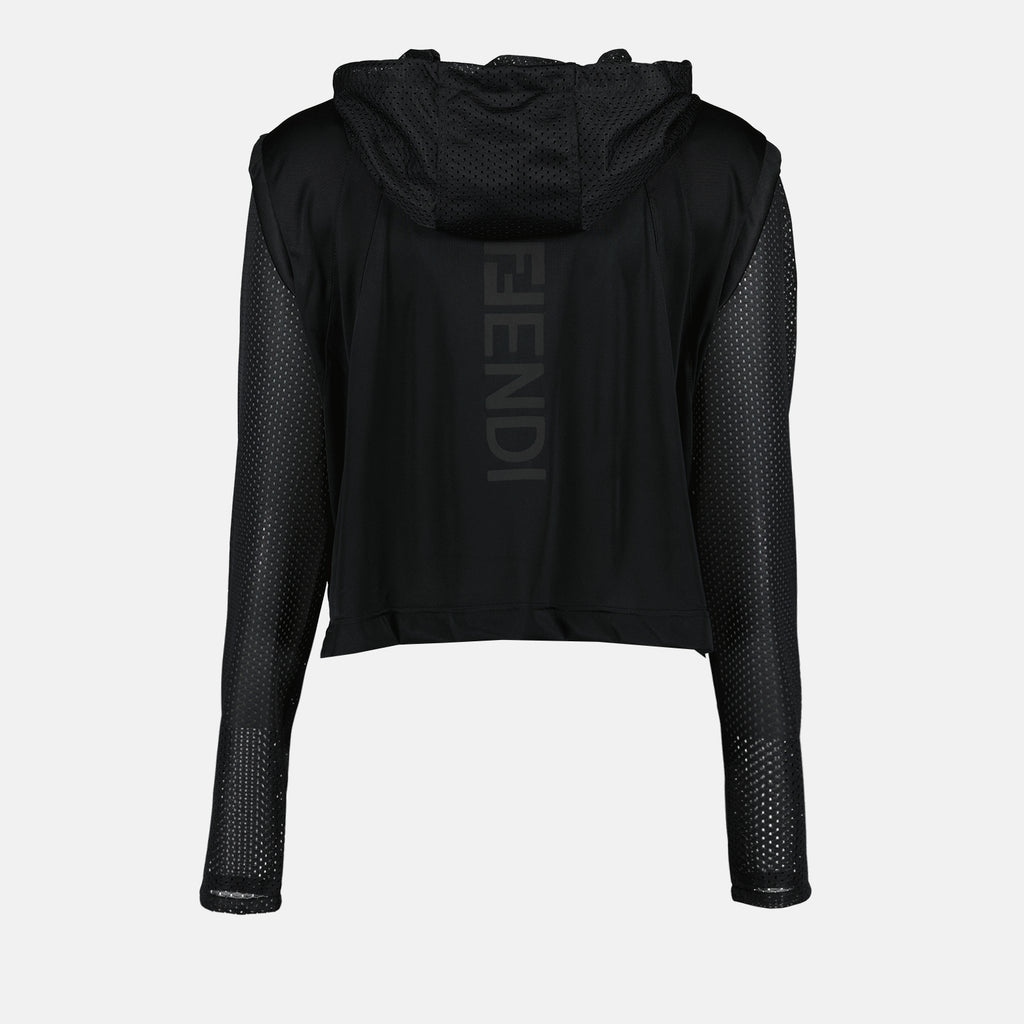 Sweatshirts Acetate sweatshirt Fendi Black Women