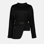 Sweatshirts Pocket sweatshirt Fendi Black Women