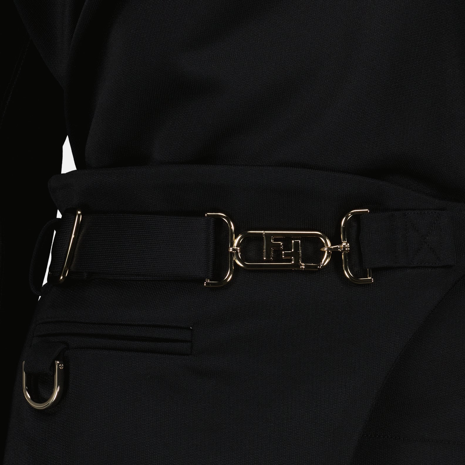 Sweatshirts Pocket sweatshirt Fendi Black Women