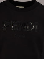 Clothing FF sweatshirt Fendi Black Kids