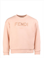 Vestuário Sweatshirt FF Fendi Rosa Crianças