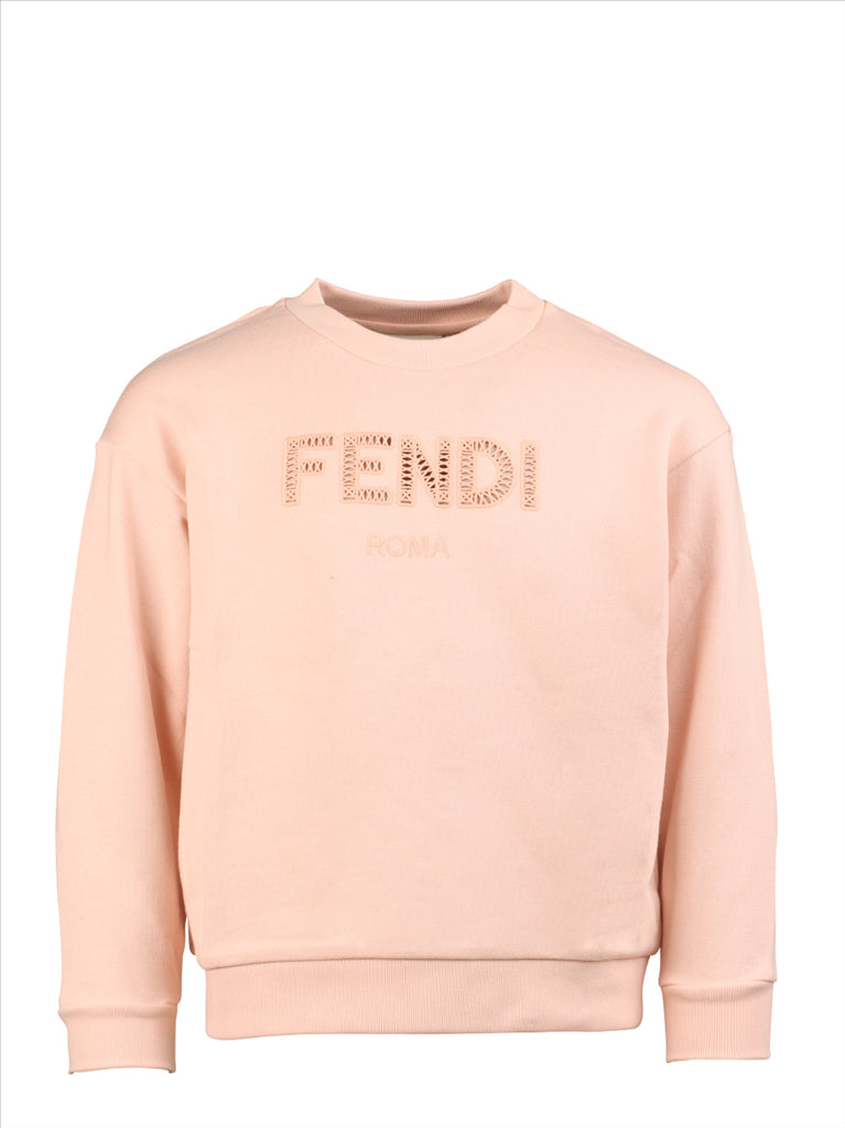 Vêtements Sweatshirt FF Fendi Rose Enfants