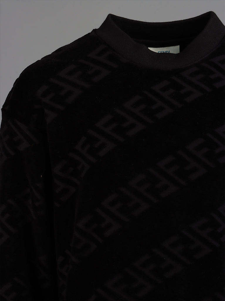 Vêtements Sweatshirt FF Fendi Noir Enfants