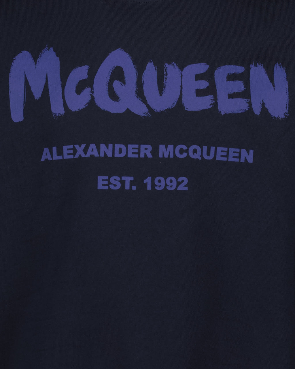 Sweatshirts Sweatshirt Graffiti Alexander McQueen Bleu Homme
