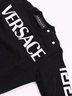Clothing Greca sweatshirt Versace Black Kids