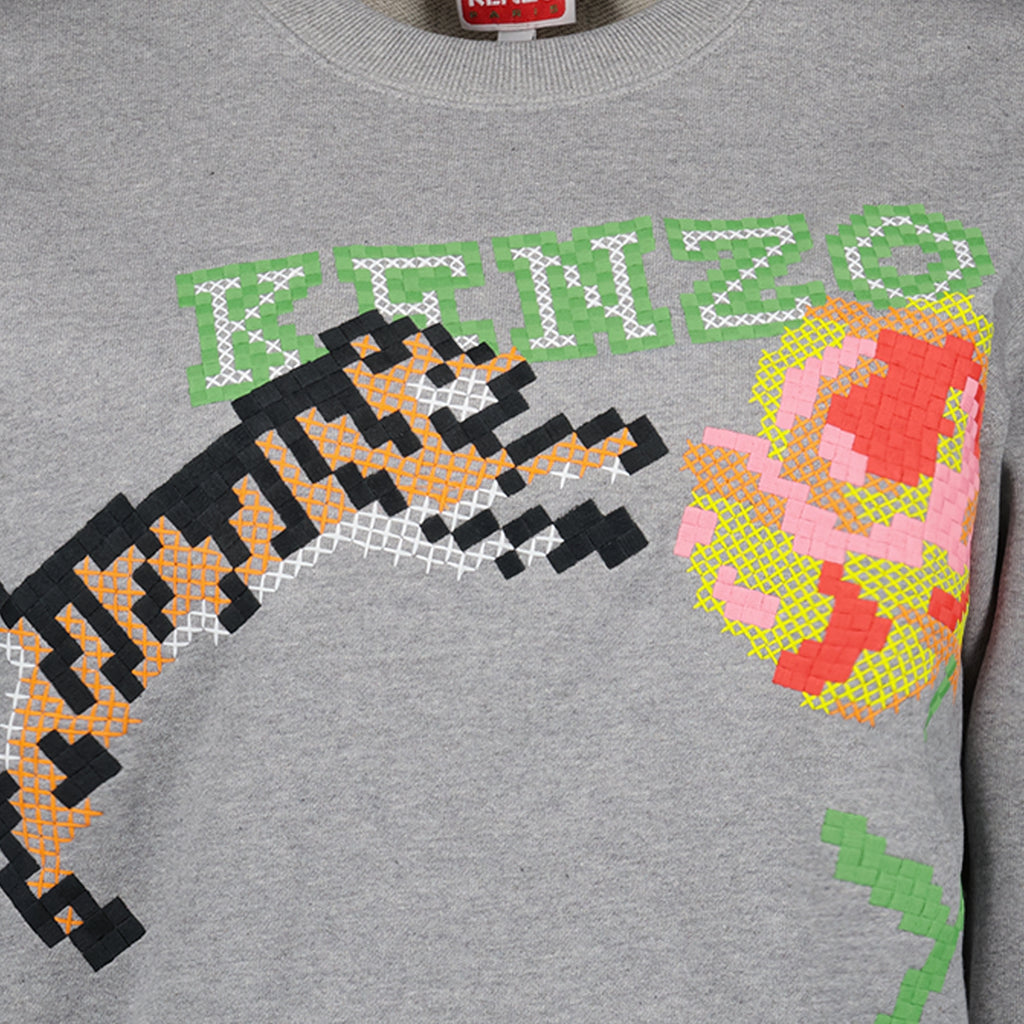 Sweatshirts Kenzo Pixels sweatshirt Kenzo Gray Women