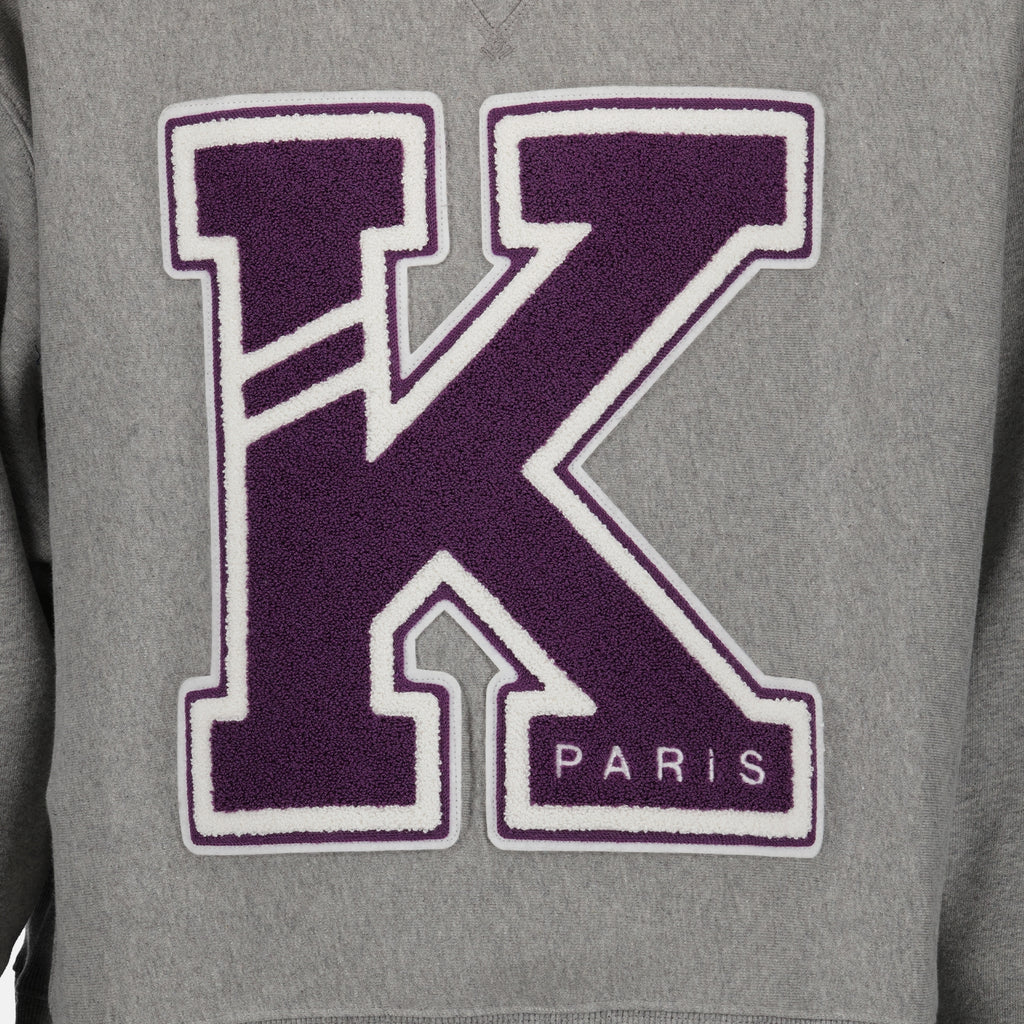 Sweatshirts Sweatshirt Varsity Kenzo Gris Homme