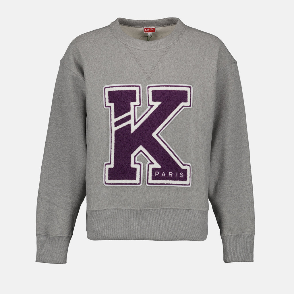 Sweatshirts Sweatshirt Varsity Kenzo Gris Homme