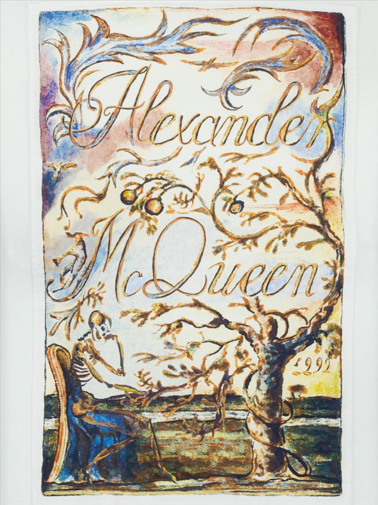 Sudaderas Sweatshirt Illustration de Blake Alexander McQueen Blanco Homme