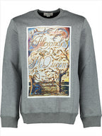 Sweatshirts Blake Illustration Sweatshirt Alexander McQueen Gray Man