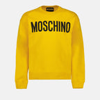 Sweatshirts Logo sweatshirt Moschino Yellow Man