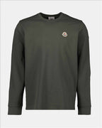 T-Shirts Sweatshirt à logo Moncler Grün Homme