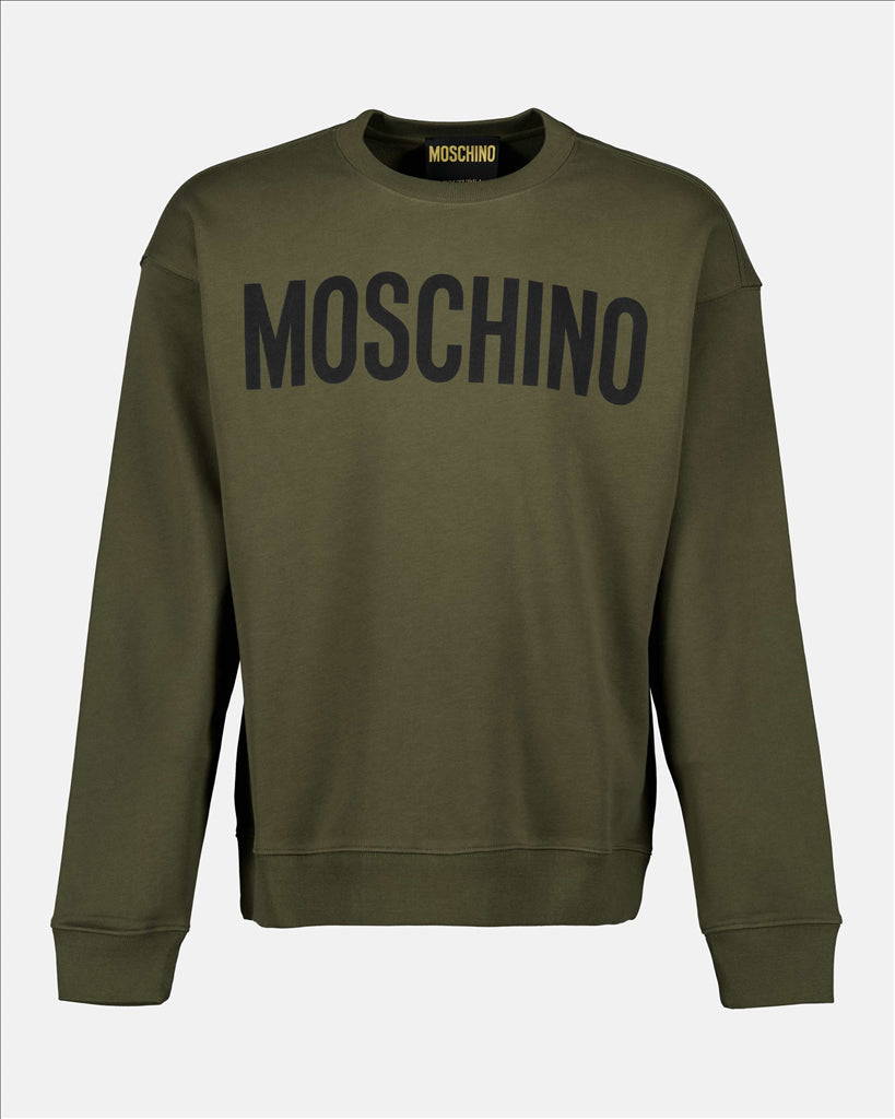 Sweatshirts Sweatshirt à logo Moschino Vert Homme