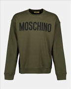 Sweatshirts Sweatshirt à logo Moschino Vert Homme