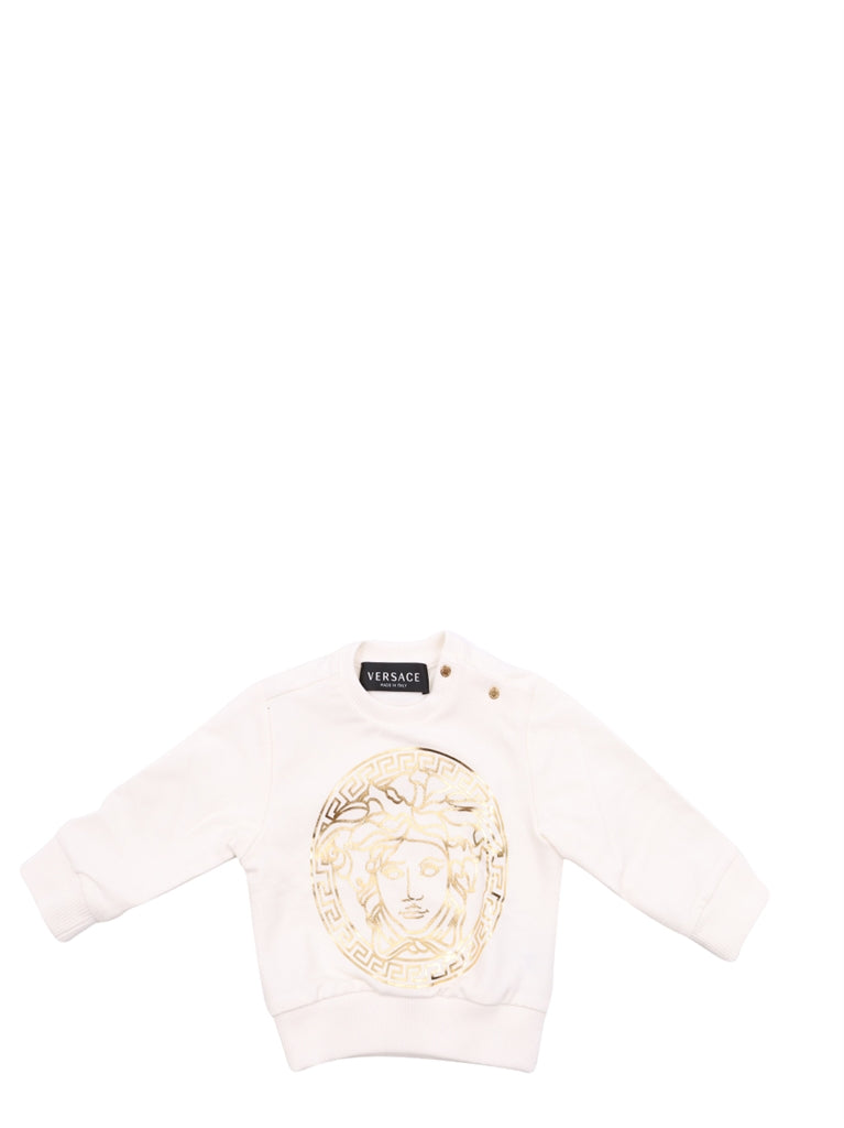 Vêtements Sweatshirt Medusa Versace Blanc Enfants