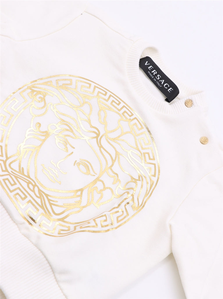Vêtements Sweatshirt Medusa Versace Blanc Enfants