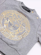 Clothing Medusa sweatshirt Versace Gray Kids